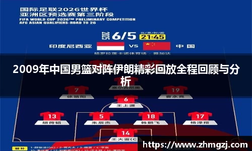2009年中国男篮对阵伊朗精彩回放全程回顾与分析